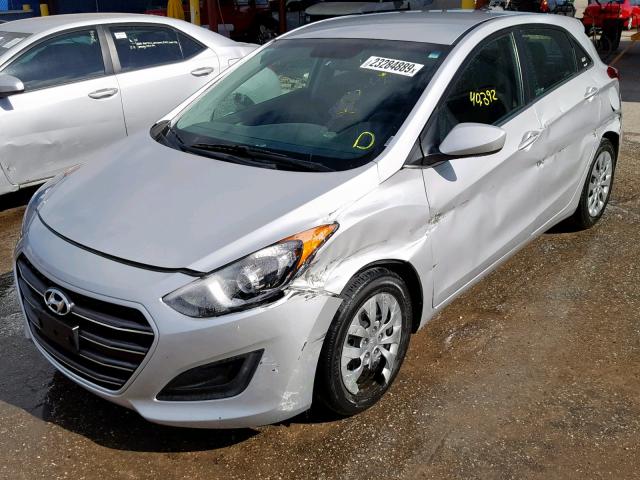 KMHD35LH8HU377053 - 2017 HYUNDAI ELANTRA GT SILVER photo 2