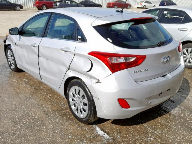 KMHD35LH8HU377053 - 2017 HYUNDAI ELANTRA GT SILVER photo 3