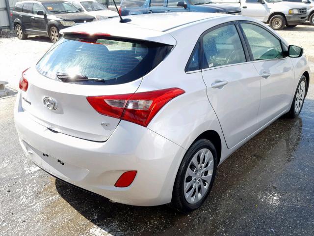 KMHD35LH8HU377053 - 2017 HYUNDAI ELANTRA GT SILVER photo 4