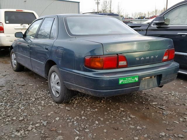 JT2BG12K2T0419005 - 1996 TOYOTA CAMRY DX GREEN photo 3