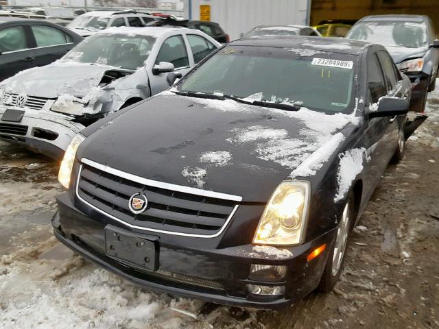 1G6DC67A650193842 - 2005 CADILLAC STS BLACK photo 2