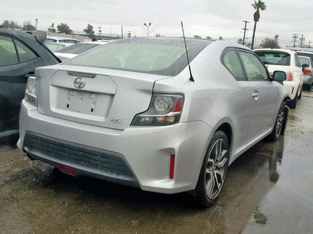 JTKJF5C73E3073371 - 2014 TOYOTA SCION TC 银色 照片 4