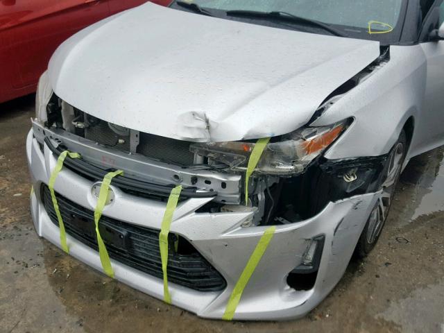 JTKJF5C73E3073371 - 2014 TOYOTA SCION TC 银色 照片 9