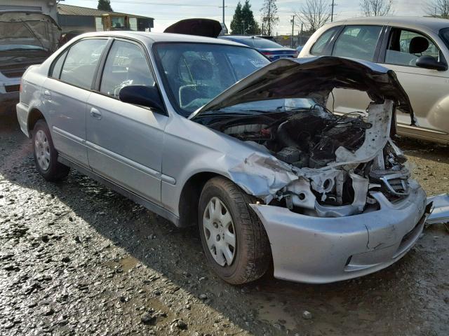 2HGEJ661XYH571655 - 2000 HONDA CIVIC BASE 银色 照片 1