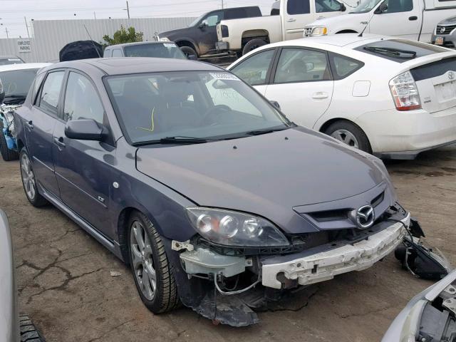 JM1BK343081840648 - 2008 MAZDA 3 HATCHBAC CHARCOAL photo 1