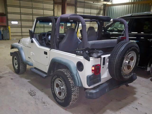 1J4FY29P3VP547982 - 1997 JEEP WRANGLER / WHITE photo 3