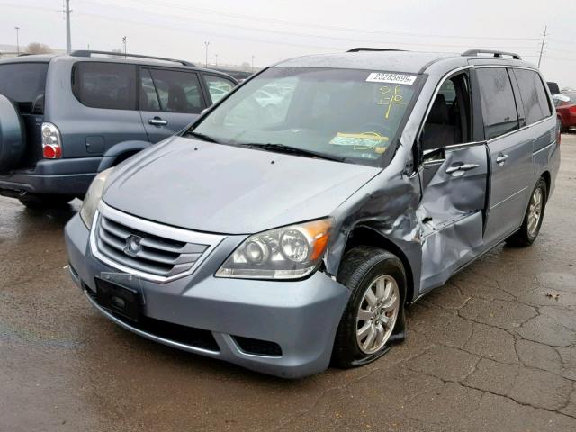 5FNRL38478B104327 - 2008 HONDA ODYSSEY EX GRAY photo 2