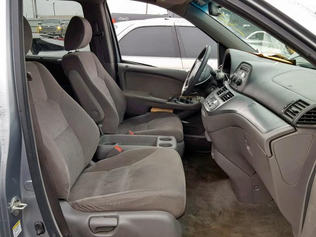 5FNRL38478B104327 - 2008 HONDA ODYSSEY EX GRAY photo 5