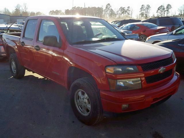 1GCDT136458183345 - 2005 CHEVROLET COLORADO RED photo 1