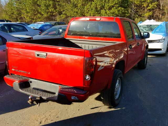 1GCDT136458183345 - 2005 CHEVROLET COLORADO RED photo 4