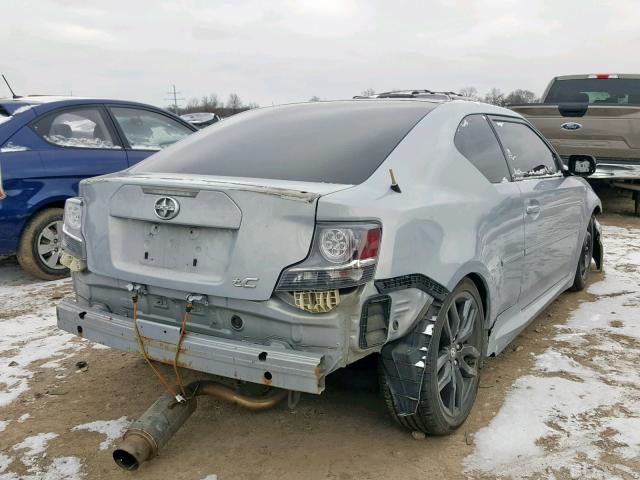 JTKJF5C70E3069214 - 2014 TOYOTA SCION TC ვერცხლისფერი ფოტო 4