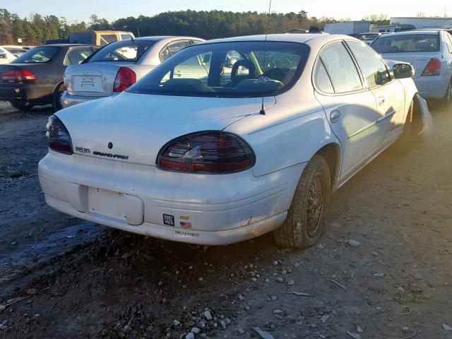 1G2WJ52M5XF234201 - 1999 PONTIAC GRAND PRIX WHITE photo 4