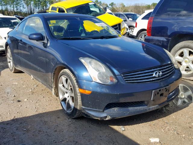 JNKCV54E34M310013 - 2004 INFINITI G35 BLUE photo 1