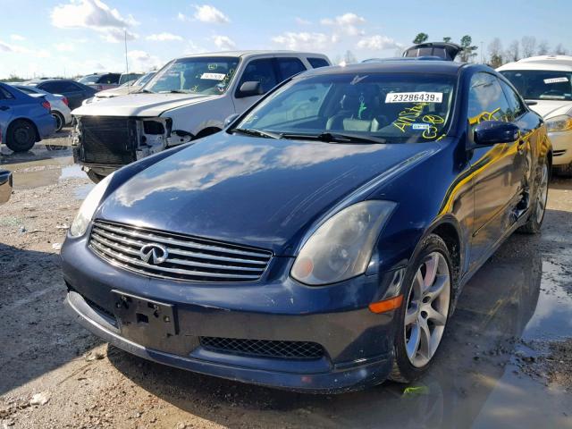 JNKCV54E34M310013 - 2004 INFINITI G35 BLUE photo 2