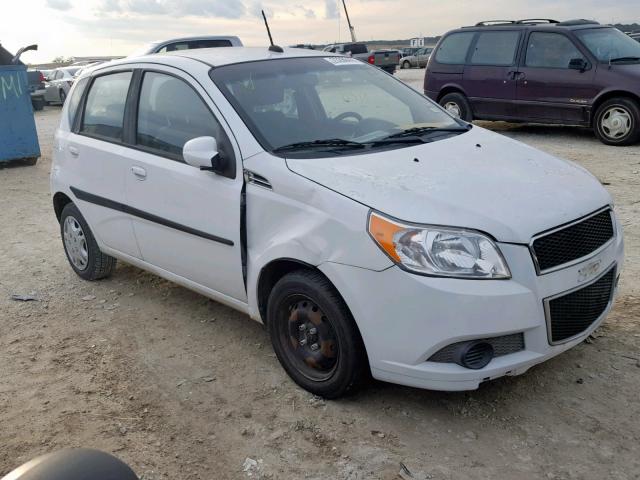 KL1TD6DE9BB227096 - 2011 CHEVROLET AVEO LS WHITE photo 1