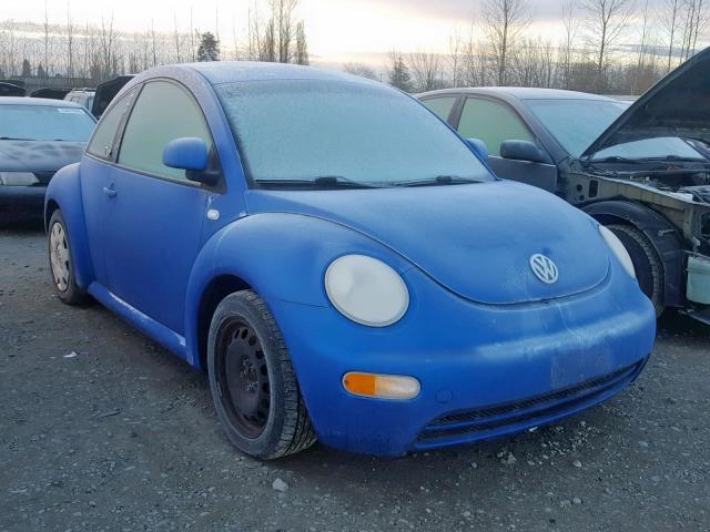 3VWBC21C4YM498780 - 2000 VOLKSWAGEN NEW BEETLE BLUE photo 1