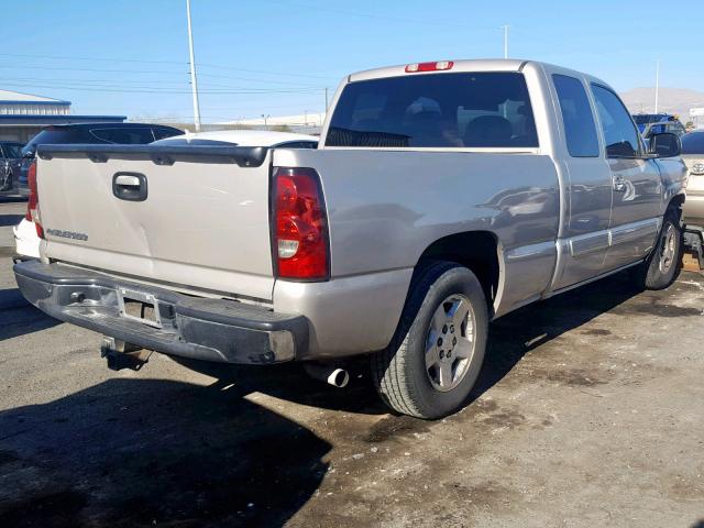 1GCEC19ZX6Z173081 - 2006 CHEVROLET SILVERADO ვერცხლისფერი ფოტო 4