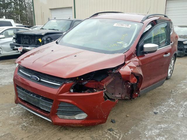 1FMCU9G9XEUC22048 - 2014 FORD ESCAPE SE MAROON photo 2