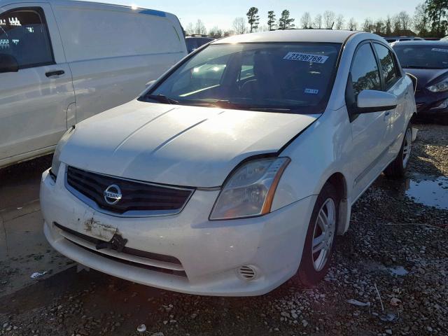 3N1AB6AP9AL702709 - 2010 NISSAN SENTRA 2.0 WHITE photo 2