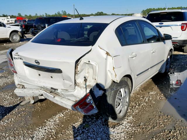 3N1AB6AP9AL702709 - 2010 NISSAN SENTRA 2.0 WHITE photo 4