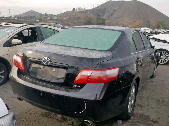 4T1BK46K08U071430 - 2008 TOYOTA CAMRY LE BLACK photo 4