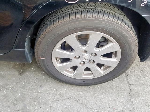 4T1BK46K08U071430 - 2008 TOYOTA CAMRY LE BLACK photo 9