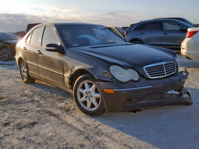 WDBRF61J41F119084 - 2001 MERCEDES-BENZ C 240 BLACK photo 1