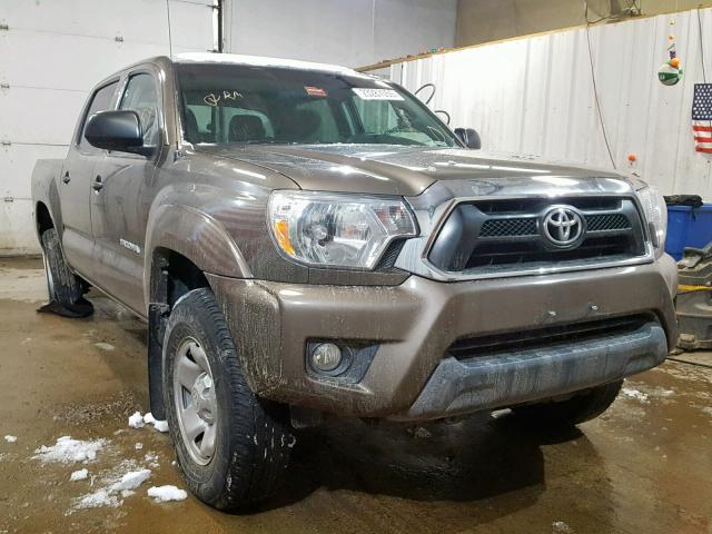 3TMLU4EN9EM150397 - 2014 TOYOTA TACOMA DOU BROWN photo 1