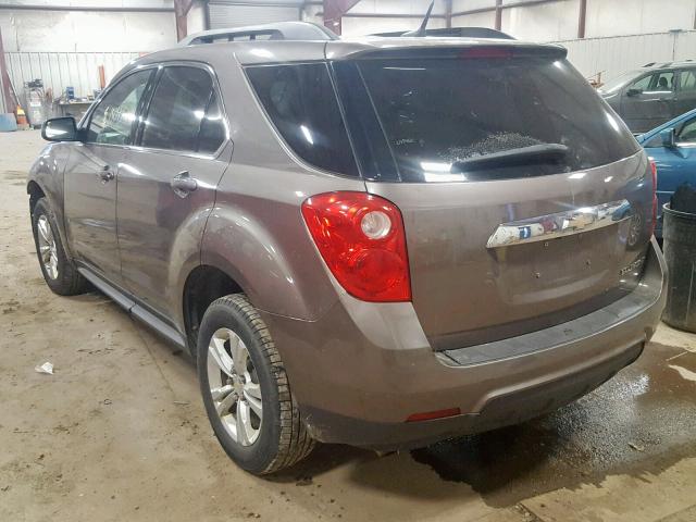 2CNALDEC0B6346061 - 2011 CHEVROLET EQUINOX LT BROWN photo 3