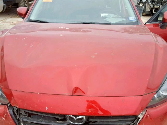 3MZBN1V71HM121647 - 2017 MAZDA 3 TOURING RED photo 7