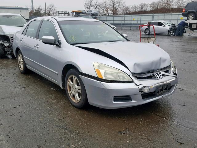 1HGCM56847A113841 - 2007 HONDA ACCORD EX SILVER photo 1