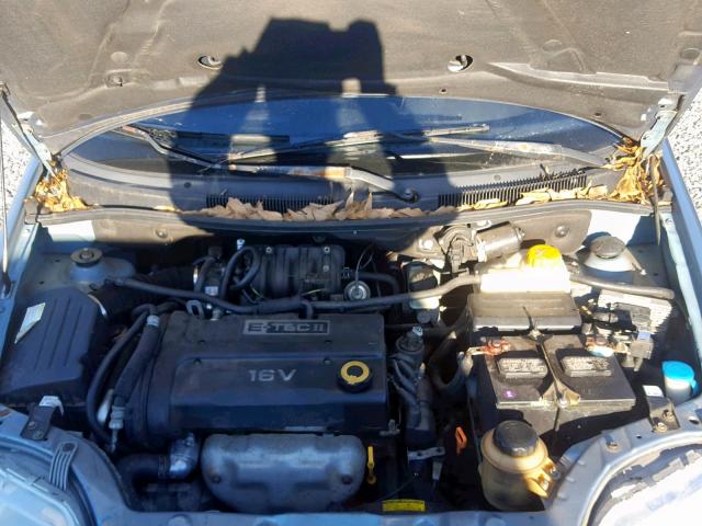 KL1TD66627B758167 - 2007 CHEVROLET AVEO BASE Көк фото 7