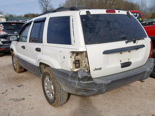 1J4GX48S71C511898 - 2001 JEEP GRAND CHER WHITE photo 3