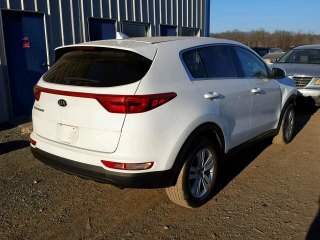 KNDPM3AC7H7108681 - 2017 KIA SPORTAGE L WHITE photo 4