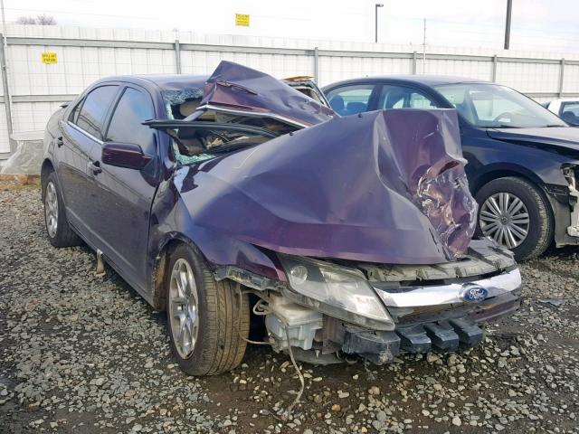 3FAHP0HA6BR128490 - 2011 FORD FUSION SE MAROON photo 1
