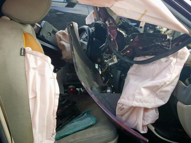 3FAHP0HA6BR128490 - 2011 FORD FUSION SE MAROON photo 5