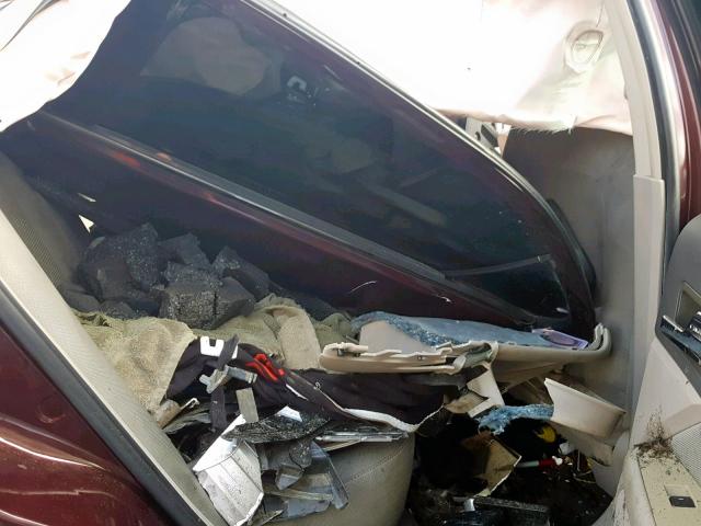 3FAHP0HA6BR128490 - 2011 FORD FUSION SE MAROON photo 6