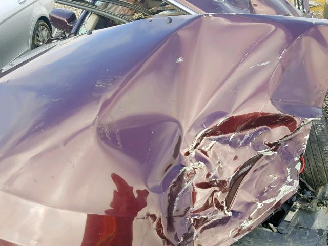 3FAHP0HA6BR128490 - 2011 FORD FUSION SE MAROON photo 7