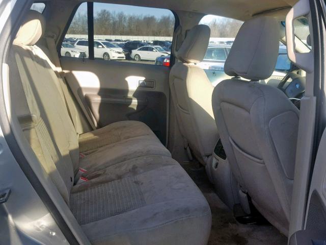 2FMDK46C87BB02073 - 2007 FORD EDGE SE SILVER photo 6