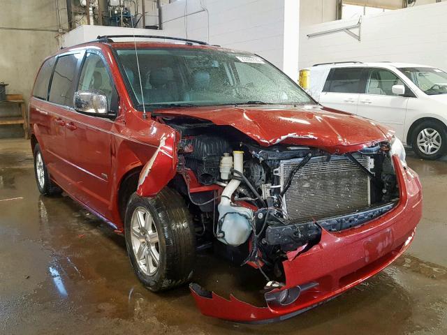 2A8HR54P68R699612 - 2008 CHRYSLER TOWN & COU RED photo 1