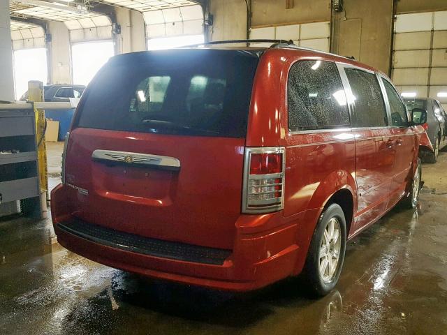 2A8HR54P68R699612 - 2008 CHRYSLER TOWN & COU RED photo 4