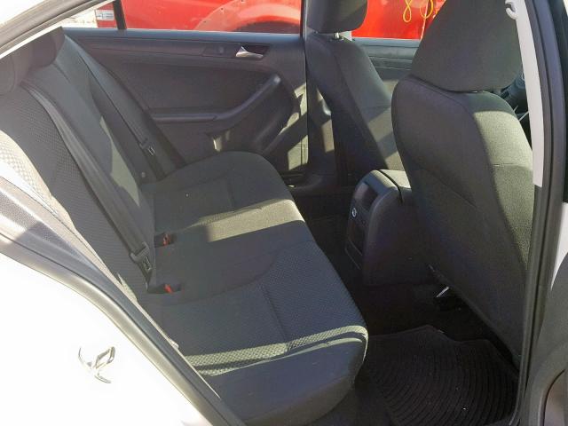 3VW2K7AJ8DM370955 - 2013 VOLKSWAGEN JETTA BASE Սպիտակ լուսանկար 6