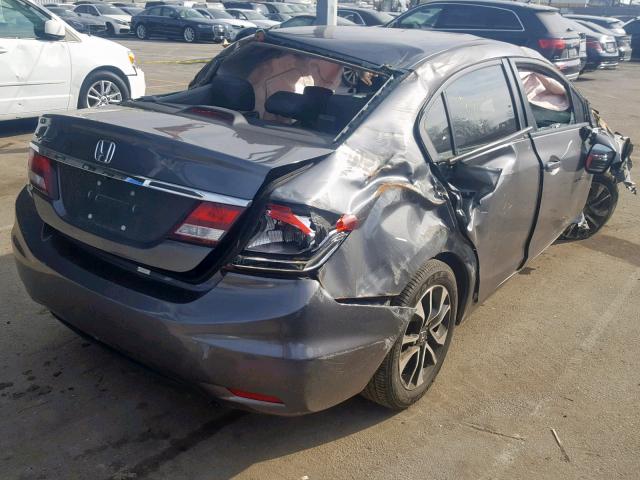 19XFB2F99DE232454 - 2013 HONDA CIVIC EXL ნაცრისფერი ფოტო 4