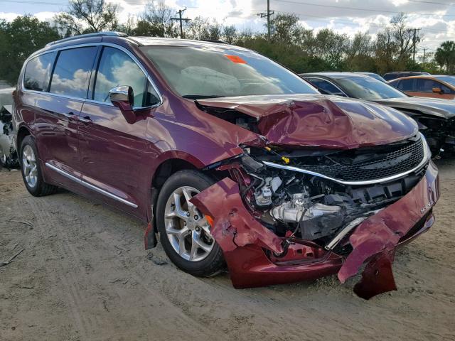 2C4RC1GG1HR544922 - 2017 CHRYSLER PACIFICA L RED photo 1