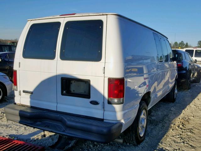 1FTNE14W87DA14629 - 2007 FORD ECONOLINE WHITE photo 4