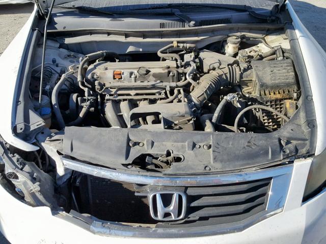 1HGCP26469A083022 - 2009 HONDA ACCORD LXP WHITE photo 7