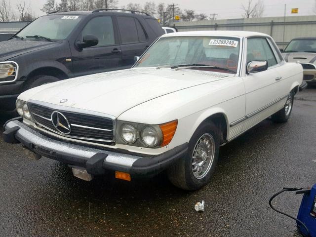 10702412012989 - 1976 MERCEDES-BENZ 450 SLC WHITE photo 2