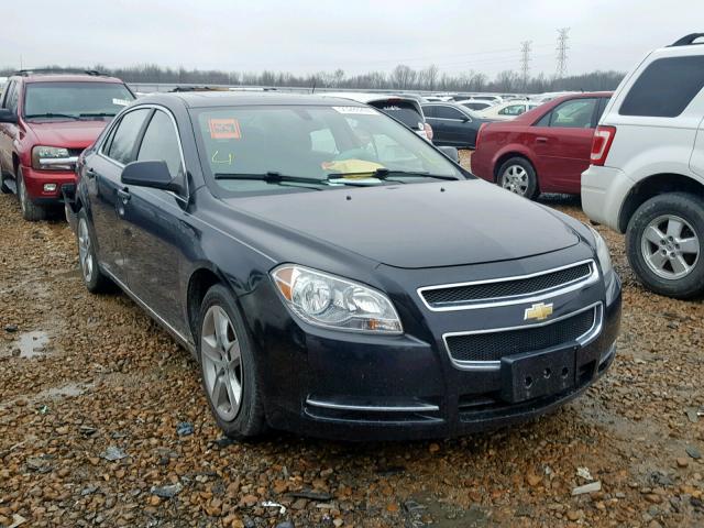 1G1ZH57B794166423 - 2009 CHEVROLET MALIBU 1LT BLACK photo 1