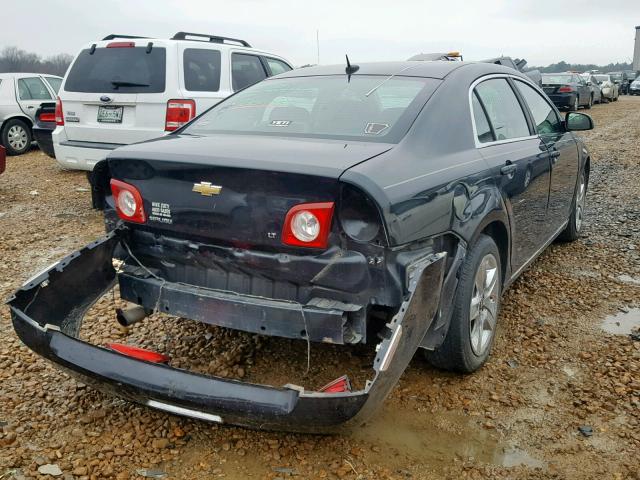 1G1ZH57B794166423 - 2009 CHEVROLET MALIBU 1LT BLACK photo 4