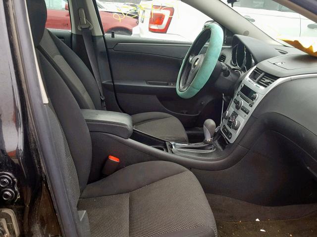 1G1ZH57B794166423 - 2009 CHEVROLET MALIBU 1LT BLACK photo 5